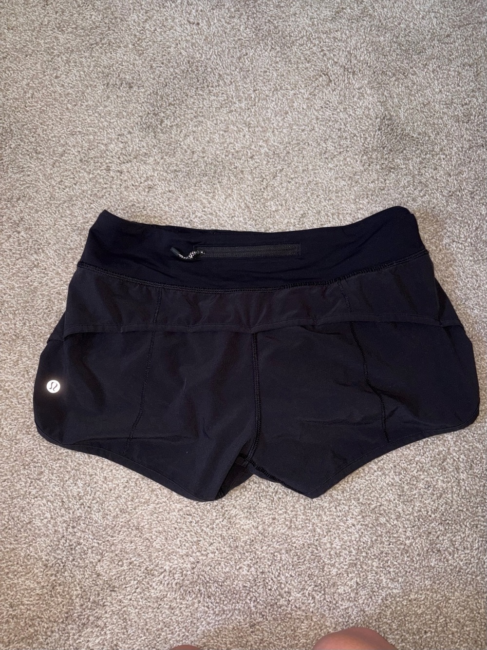 Lululemon Black Speed Up Shorts